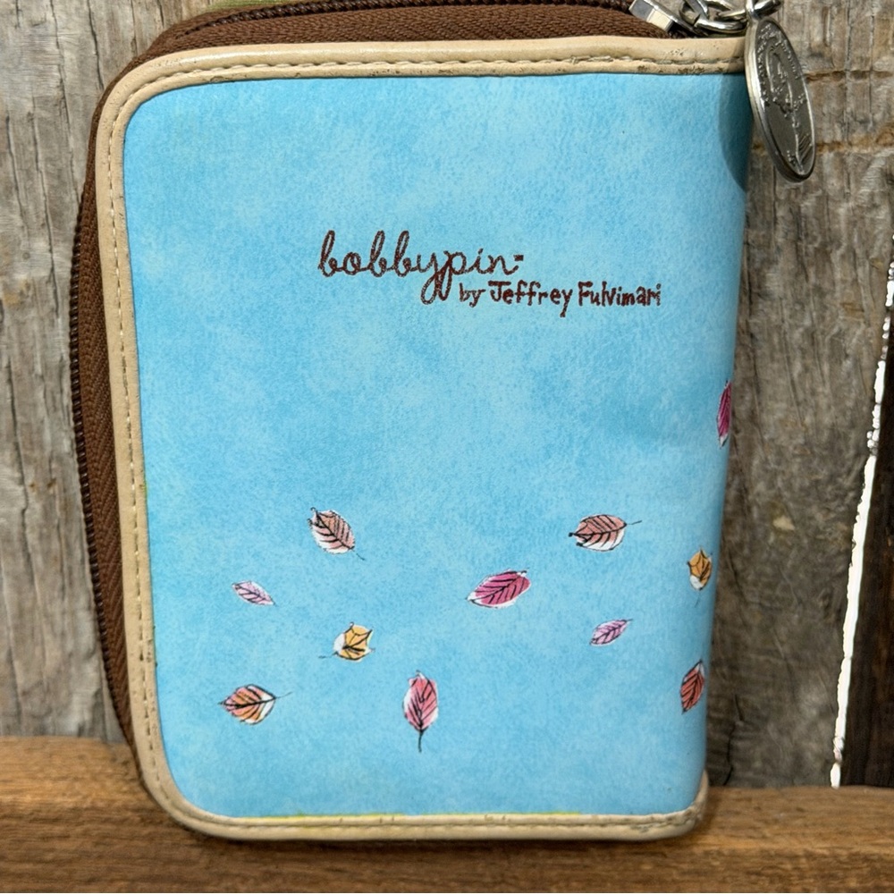 Jeffrey Fulvimari Nature Girl Bobbypin Wallet Zip/Snap - Picture 4 of 11